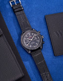 Black Embossed Alligator Leather Strap 18mm-21mm - OM Luxury