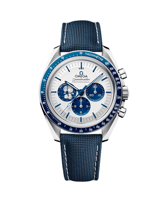 Rubber Strap Blue Nylon fabric bracelet