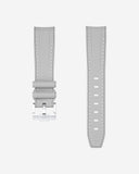 Curved Vertech Rubber Strap - Grey - OM Luxury