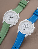 Curved Vertech Rubber Strap - Mint - OM Luxury