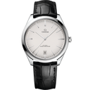Omega De Ville Trésor men's watch with silver dial and black leather strap from OM Tempus