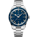 Omega Seamaster 300 men's watch with blue dial and stainless steel bracelet from OM Tempus
