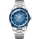 Omega Seamaster 300 Co-Axial Master Chronometer 41mm blue dial men's luxury watch, stainless steel bracelet