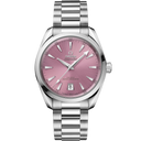 Omega Seamaster Aqua Terra Shades men’s watch with pink dial and stainless steel bracelet