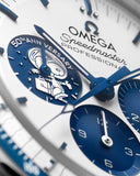 Omega Speedmaster Professional chronograph 50th Anniversary men's watch with blue subdials
