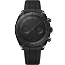 Omega Speedmaster Dark Side of the Moon black chronograph men's watch with ceramic case and rubber strap
